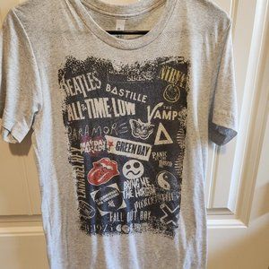 Band T Shirt-Size Small- (Nirvana, Fall Out Boy, Bring Me The Horizon)